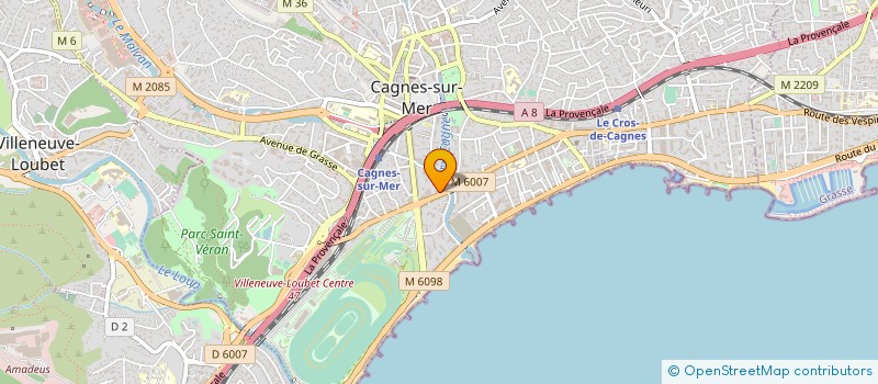 localisation de l'entreprise ICE DE NICE à CAGNES-SUR-MER