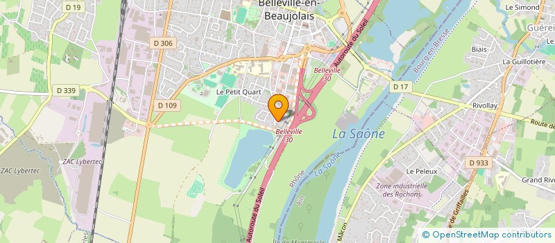 localisation de l'entreprise ICE ELEC  BELLEVILLE-EN-BEAUJOLAIS