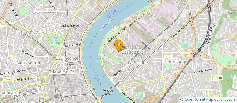 localisation de l'entreprise ICE EXPRESS à BORDEAUX