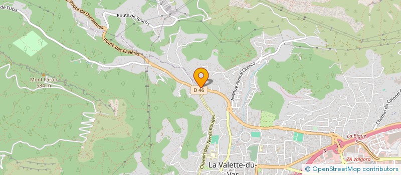 localisation de l'entreprise ICE EXPRESS à LA VALETTE-DU-VAR
