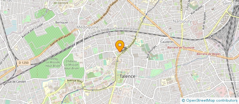 localisation de l'entreprise ICE FAMILY  TALENCE