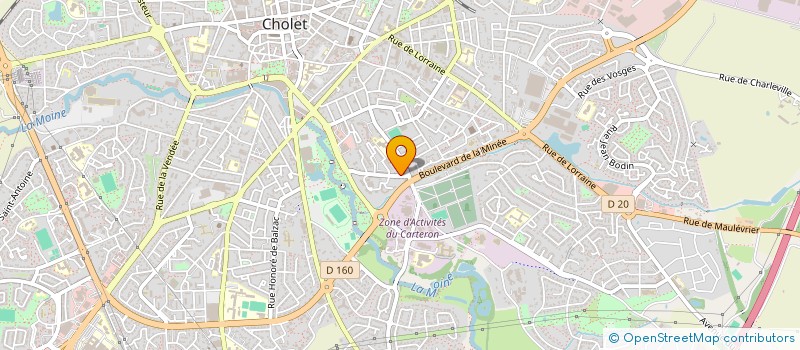 localisation de l'entreprise ICE HORIZON à CHOLET