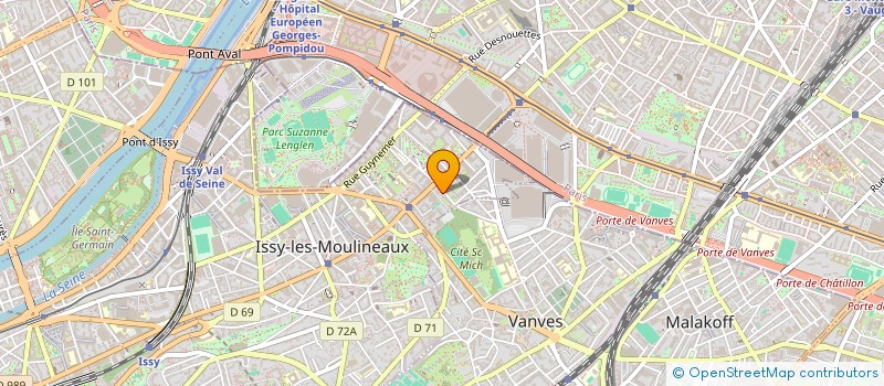 localisation de l'entreprise ICE MEDIA à ISSY-LES-MOULINEAUX