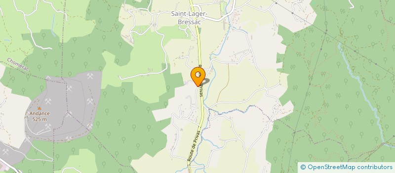 localisation de l'entreprise ICE ON THE ROAD  SAINT-LAGER-BRESSAC