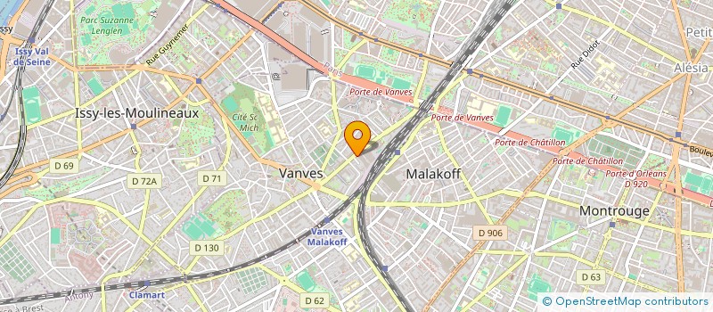 localisation de l'entreprise ICE PARTICIPATIONS à VANVES