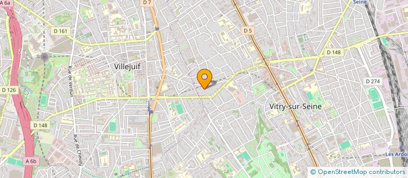 localisation de l'entreprise ICE POLE à VITRY-SUR-SEINE