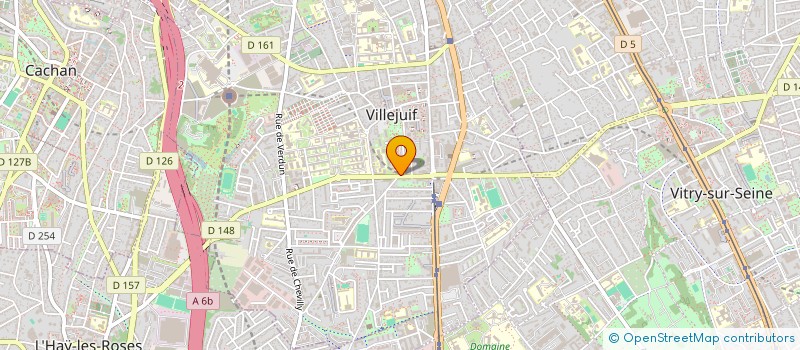 localisation de l'entreprise ICE PROJECT  VILLEJUIF