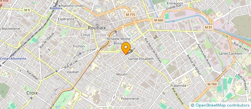 localisation de l'entreprise ICE RECORD - VMNM  ROUBAIX