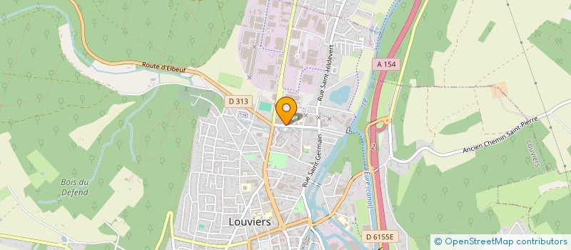 localisation de l'entreprise ICE SKATING CLUB DE LOUVIERS  LOUVIERS