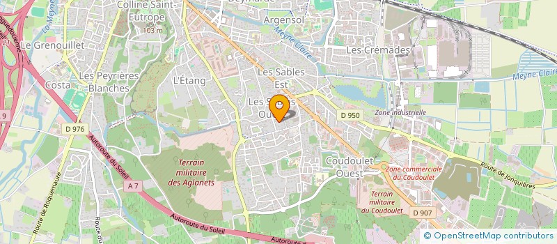 localisation de l'entreprise ICE SKIN à ORANGE