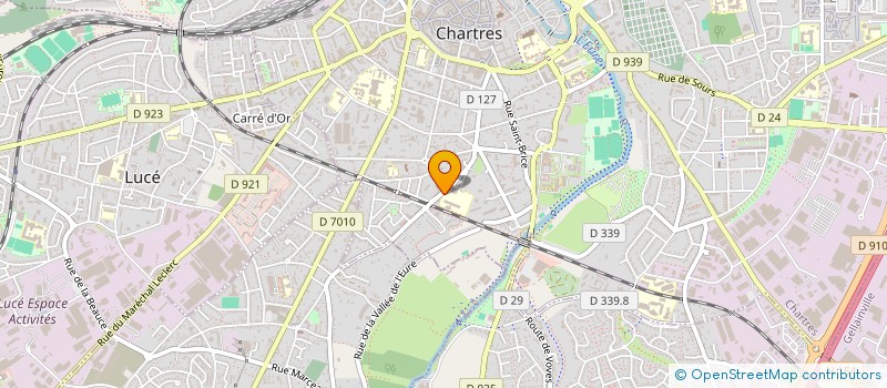 localisation de l'entreprise ICE TWINS à CHARTRES