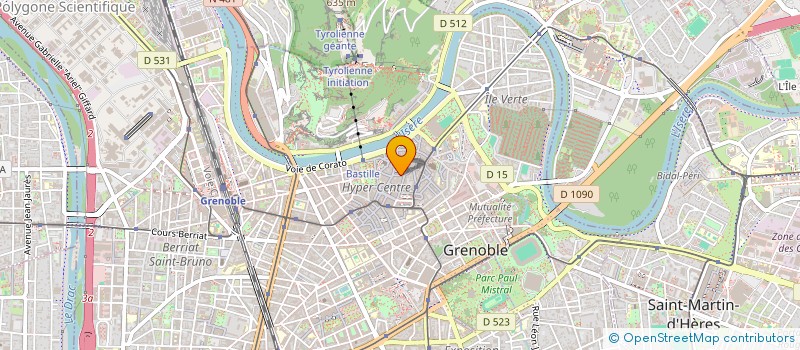 localisation de l'entreprise ICE WOLF HOLDING  GRENOBLE