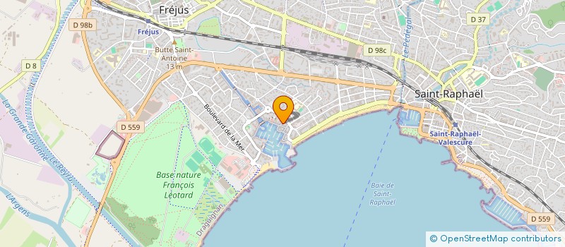 localisation de l'entreprise ICEBERG à FREJUS