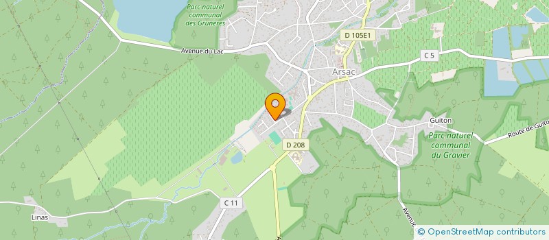 localisation de l'entreprise ICEBERG CLIM  ARSAC