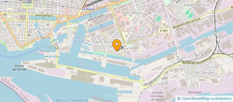 localisation de l'entreprise ICEBERG COMMUNICATION  LE HAVRE