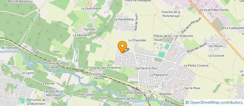 localisation de l'entreprise ICEBERG PROJETS  ESVRES