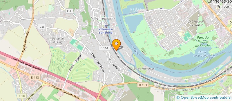 localisation de l'entreprise ICEBOX CONCEPT à VILLENNES-SUR-SEINE