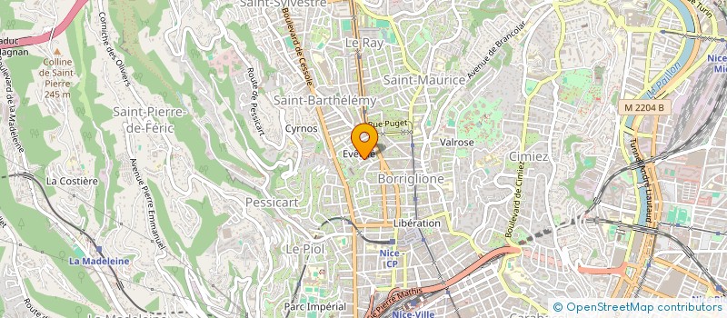 localisation de l'entreprise ICECS PACA à NICE