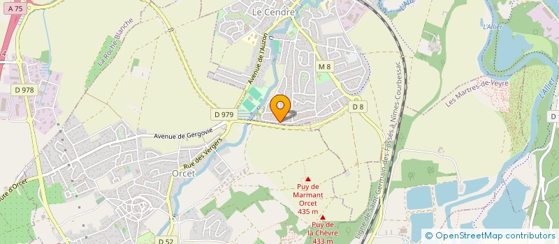 localisation de l'entreprise ICEGOOD  CLERMONT-FERRAND