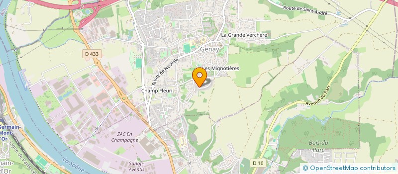 localisation de l'entreprise ICELOGIS  GENAY