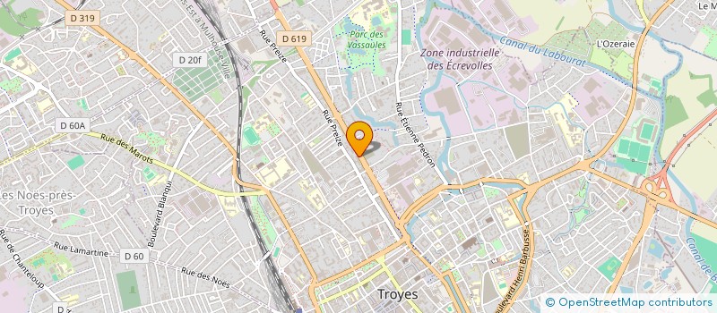 localisation de l'entreprise ICEMOVEMENT à TROYES