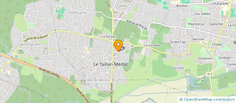 localisation de l'entreprise ICEO BAT à LE TAILLAN-MEDOC