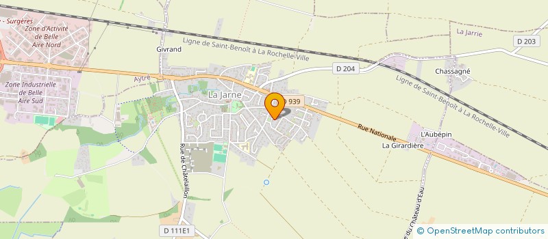 localisation de l'entreprise ICEO HOLDING  LA JARNE