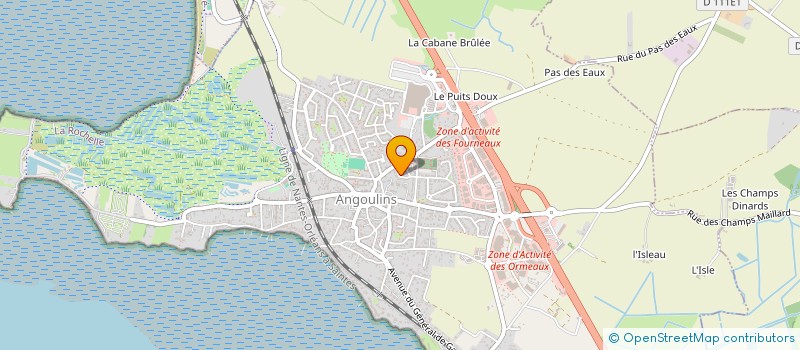 localisation de l'entreprise ICERSYS à ANGOULINS