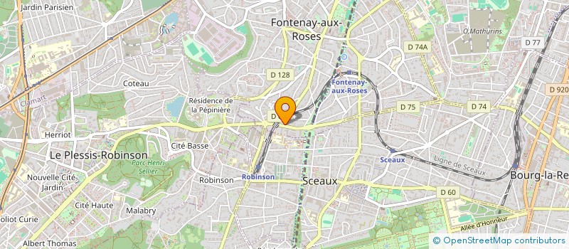 localisation de l'entreprise ICET à FONTENAY-AUX-ROSES