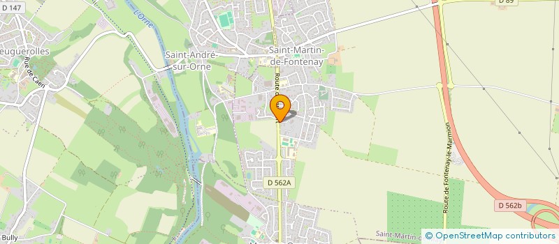 localisation de l'entreprise ICF CLIMATISATION à SAINT-MARTIN-DE-FONTENAY