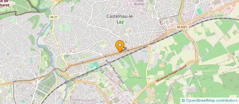 localisation de l'entreprise ICF DEVELOPPEMENT à CASTELNAU-LE-LEZ