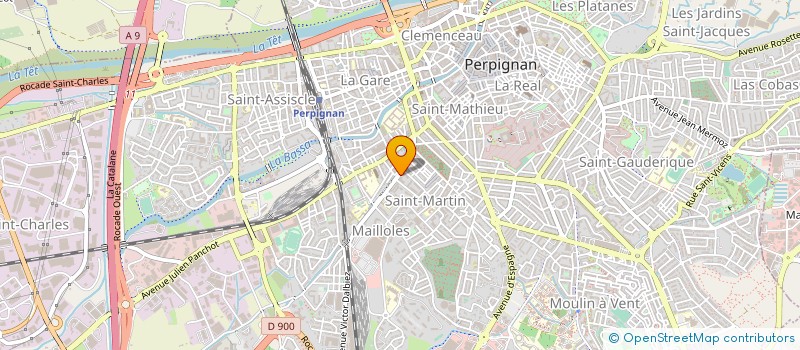 localisation de l'entreprise ICF PERFORMANCE  PERPIGNAN