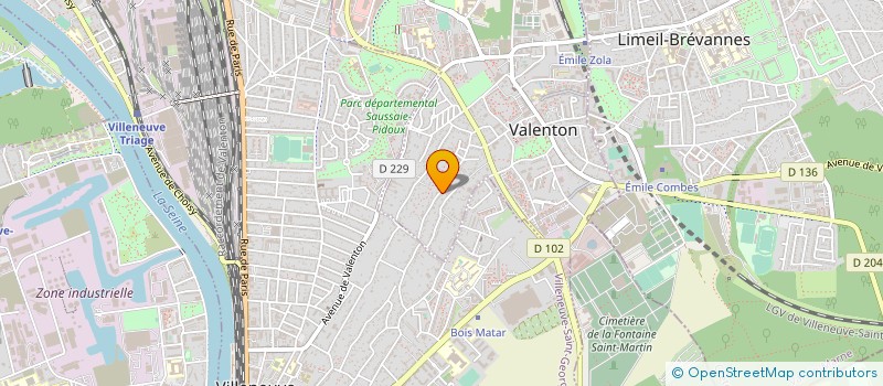 localisation de l'entreprise ICFE SERVICES à VALENTON