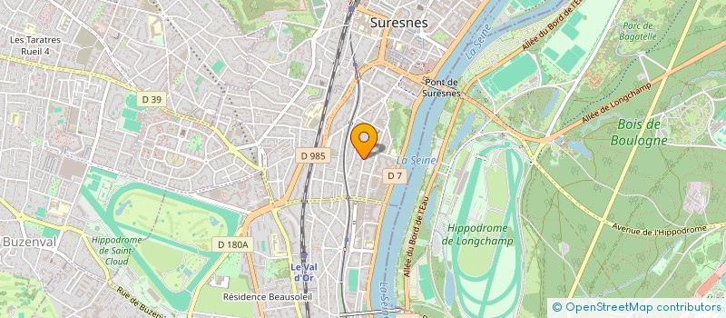 localisation de l'entreprise ICG FINANCE à SURESNES