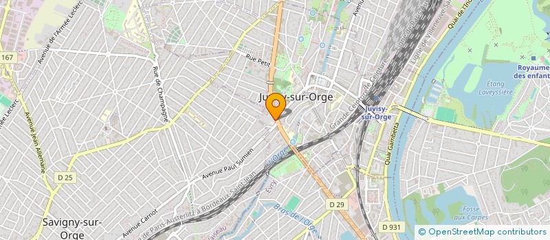 localisation de l'entreprise ICGS ISOLATION à JUVISY-SUR-ORGE