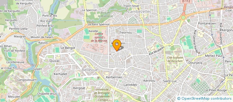 localisation de l'entreprise ICH à BREST