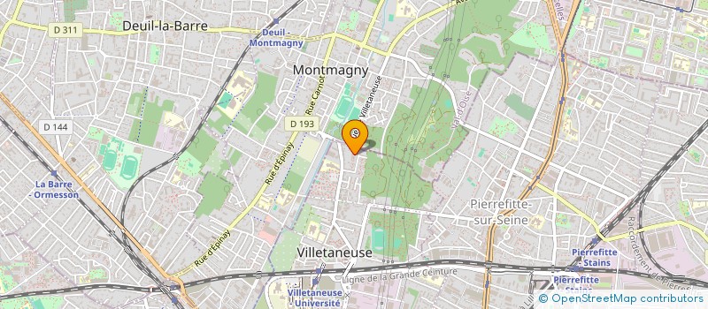 localisation de l'entreprise ICH à VILLETANEUSE