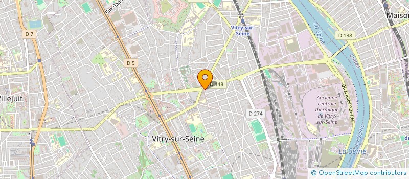 localisation de l'entreprise ICHANOUFFANE à VITRY-SUR-SEINE