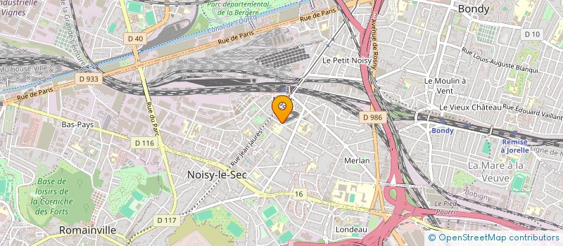 localisation de l'entreprise ICHAUFFEUR LIMOUSINE PARIS à NOISY-LE-SEC