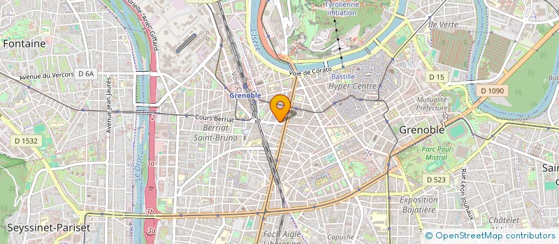 localisation de l'entreprise ICHEM PHONE à GRENOBLE