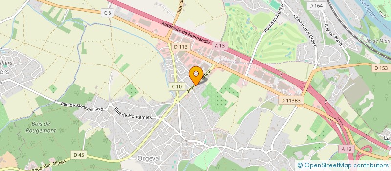 localisation de l'entreprise ICHIGO  ORGEVAL