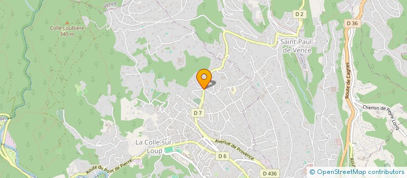 localisation de l'entreprise ICHINEN  LA COLLE-SUR-LOUP