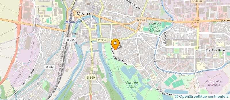 localisation de l'entreprise ICHOC à MEAUX