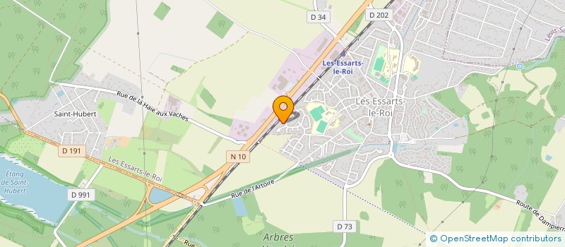 localisation de l'entreprise ICHOO  LES ESSARTS-LE-ROI