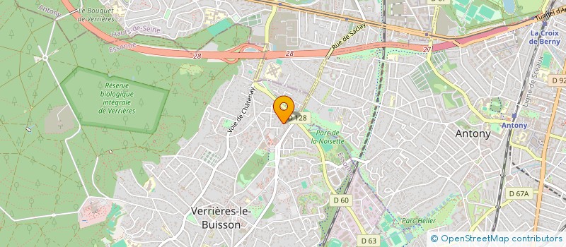 localisation de l'entreprise ICHOUKRENE à VERRIERES-LE-BUISSON