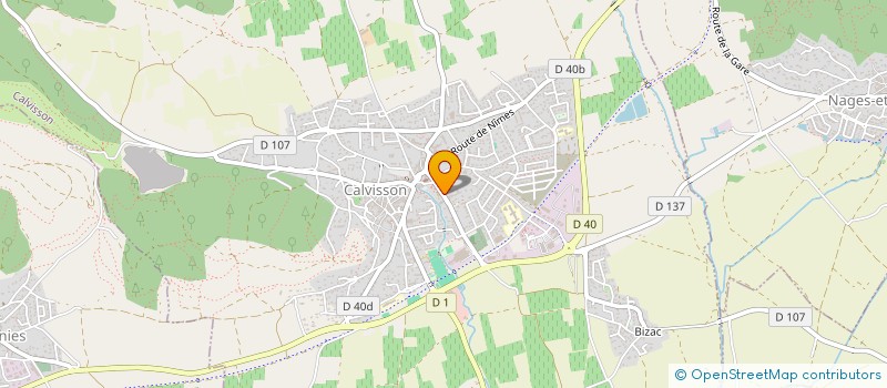 localisation de l'entreprise ICHTHUS FORMATION à CALVISSON