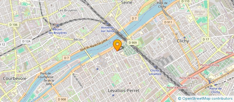 localisation de l'entreprise ICHTI à LEVALLOIS-PERRET