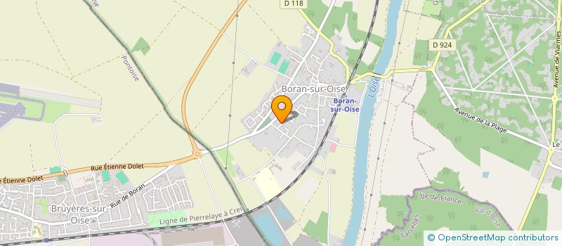 localisation de l'entreprise ICHTUS  BORAN-SUR-OISE