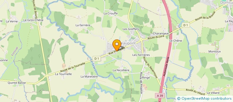 localisation de l'entreprise ICHTUS COMMUNICATION à BEAUPONT