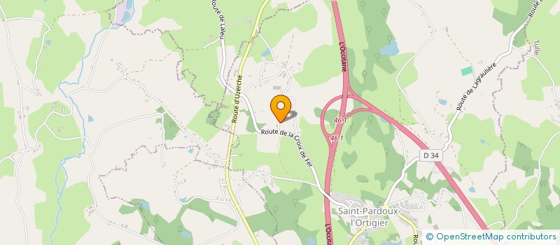 localisation de l'entreprise ICHTY'EAU SERVICES  SAINT-PARDOUX-L ORTIGIER